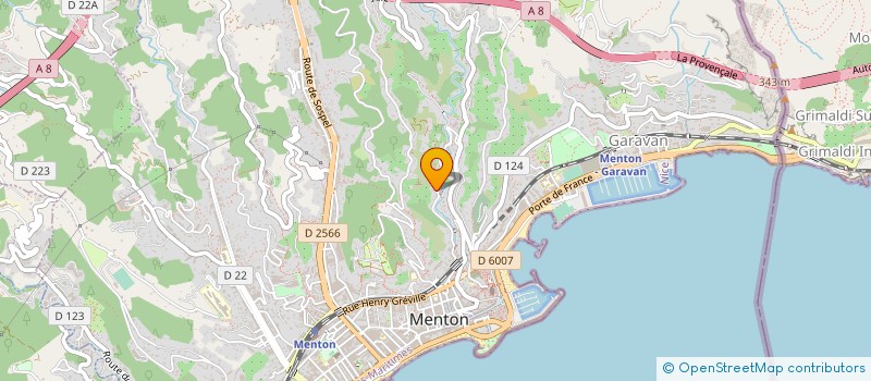 localisation de l'entreprise MONSIEUR AURELIEN MATHIEU à MENTON
