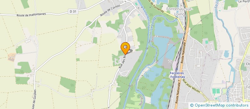 localisation de l'entreprise MONSIEUR AURELIEN MATHIEU  SAMOIS-SUR-SEINE