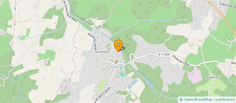 localisation de l'entreprise MONSIEUR AURELIEN MATHOT  SADIRAC