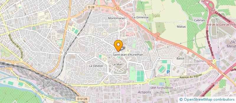 localisation de l'entreprise MONSIEUR AURELIEN MAURICE à BEZIERS