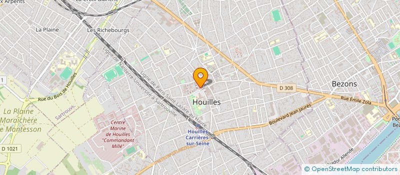 localisation de l'entreprise MONSIEUR AURELIEN MAURIZOT  HOUILLES