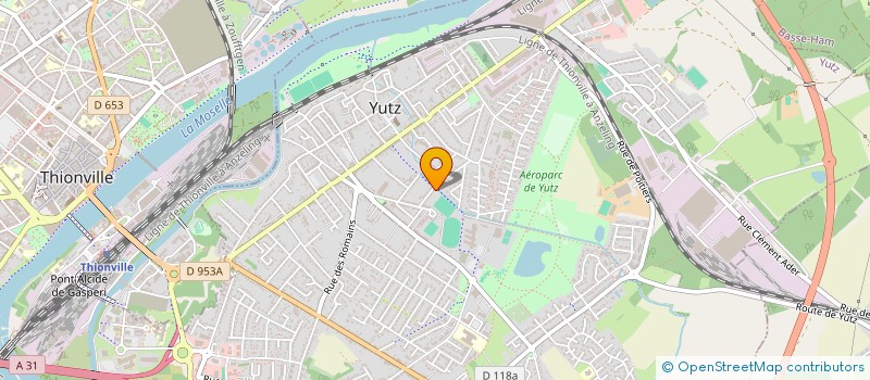 localisation de l'entreprise MONSIEUR AURELIEN MAURY  YUTZ