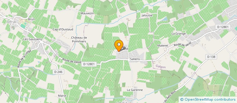 localisation de l'entreprise MONSIEUR AURELIEN MAYSOUNABE  VILLEGOUGE