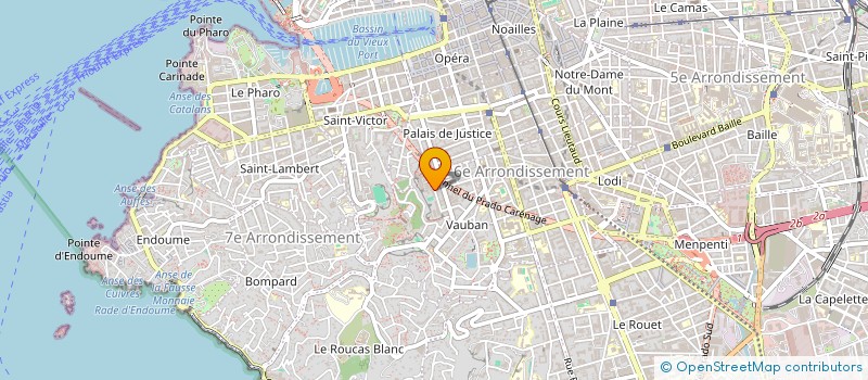 localisation de l'entreprise MONSIEUR AURELIEN MEGUENNI-TANI à MARSEILLE