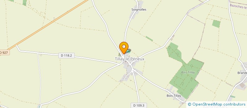 localisation de l'entreprise MONSIEUR AURELIEN MENARD à TILLAY-LE-PENEUX
