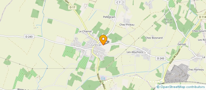 localisation de l'entreprise MONSIEUR AURELIEN MEOT à GREZAC