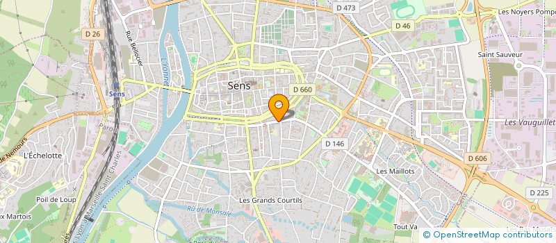 localisation de l'entreprise MONSIEUR AURELIEN MERAT  SENS