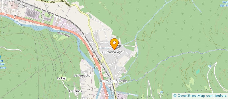 localisation de l'entreprise MONSIEUR AURELIEN MERCIER  TOURS-EN-SAVOIE