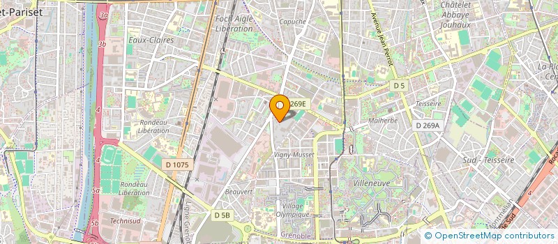 localisation de l'entreprise MONSIEUR AURELIEN MESCLON  GRENOBLE