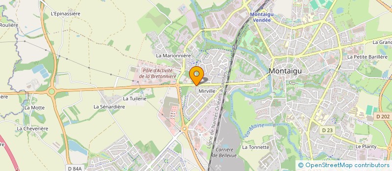 localisation de l'entreprise MONSIEUR AURELIEN MICHEL à MONTAIGU-VENDEE