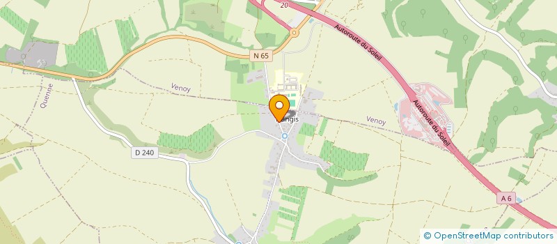 localisation de l'entreprise MONSIEUR AURELIEN MIDIERE  JUSSY