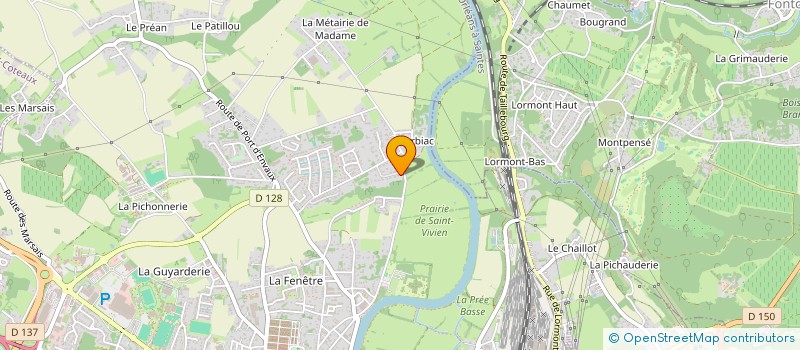 localisation de l'entreprise MONSIEUR AURELIEN MIGAUD  SAINTES