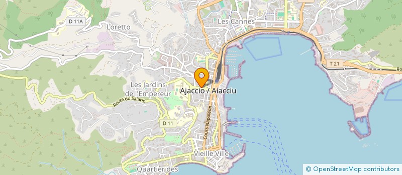 localisation de l'entreprise MONSIEUR AURELIEN MIRMAN à AJACCIO