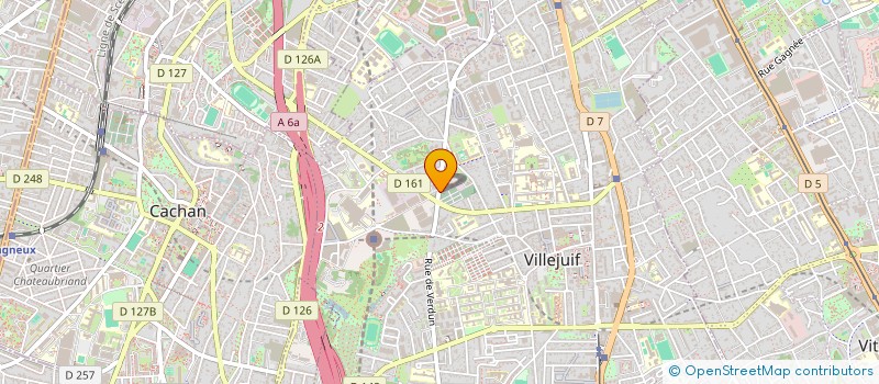 localisation de l'entreprise MONSIEUR AURELIEN MOINE  VILLEJUIF