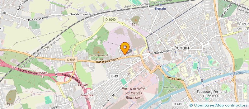 localisation de l'entreprise MONSIEUR AURELIEN MONIER à DENAIN