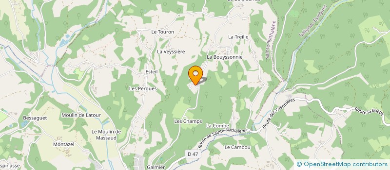 localisation de l'entreprise MONSIEUR AURELIEN MONTAGUT  SARLAT-LA-CANEDA