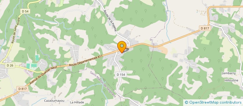 localisation de l'entreprise MONSIEUR AURELIEN MONTECH--DAVERAT  SAINT-ANDRE-DE-SEIGNANX