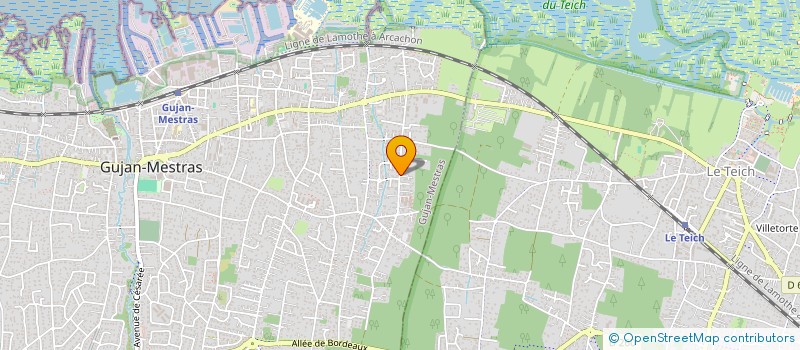 localisation de l'entreprise MONSIEUR AURELIEN MORA  GUJAN-MESTRAS