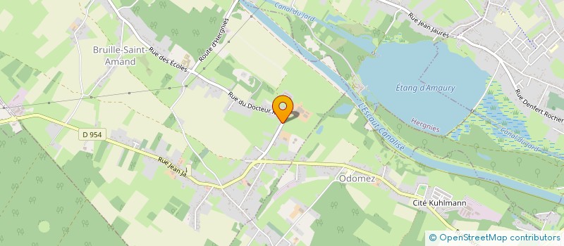 localisation de l'entreprise MONSIEUR AURELIEN MORAUX  BRUILLE-SAINT-AMAND