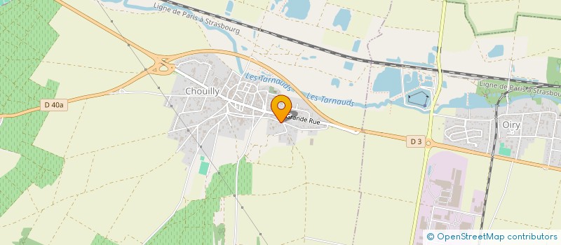 localisation de l'entreprise MONSIEUR AURELIEN MOREAU  CHOUILLY