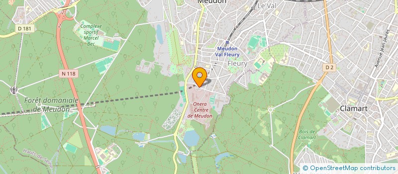 localisation de l'entreprise MONSIEUR AURELIEN MOREAU  MEUDON