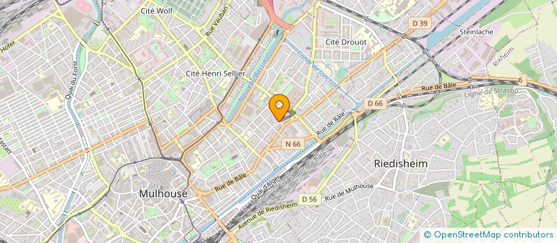 localisation de l'entreprise MONSIEUR AURELIEN MOREL à MULHOUSE