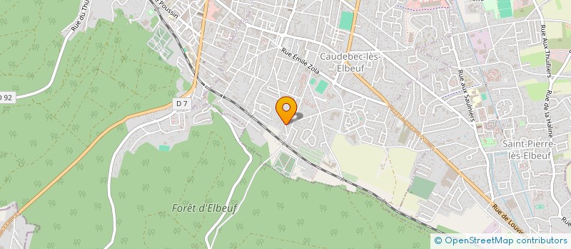 localisation de l'entreprise MONSIEUR AURELIEN MORIN  CAUDEBEC-LES-ELBEUF