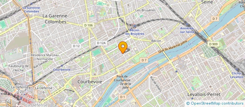 localisation de l'entreprise MONSIEUR AURELIEN MOUREAUX  COURBEVOIE