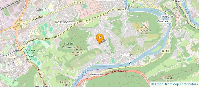 localisation de l'entreprise MONSIEUR AURELIEN MULENET à BESANCON