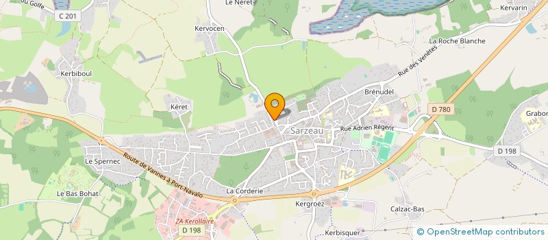 localisation de l'entreprise MONSIEUR AURELIEN MUNIAK  SARZEAU