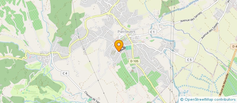 localisation de l'entreprise MONSIEUR AURELIEN MURCIA  PIERREVERT