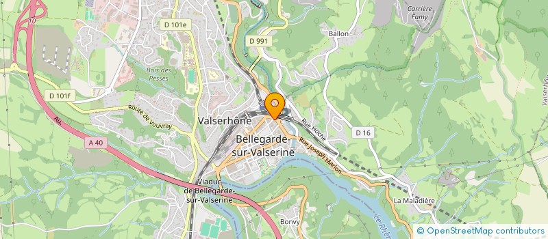 localisation de l'entreprise MONSIEUR AURELIEN NAVARO à VALSERHONE