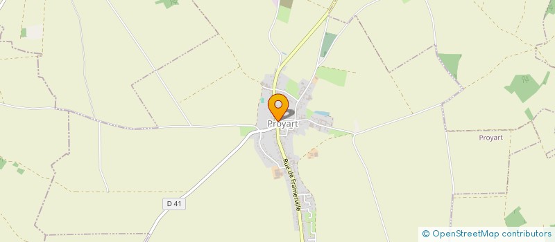 localisation de l'entreprise MONSIEUR AURELIEN NOLLET  PROYART