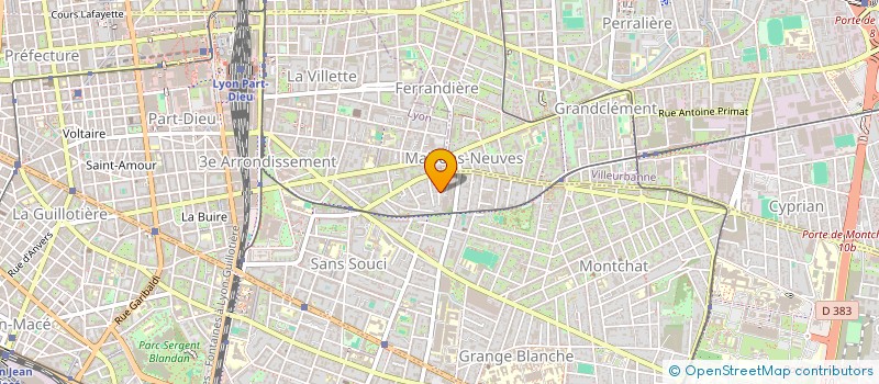 localisation de l'entreprise MONSIEUR AURELIEN NOUNDJEPME NGONGUEU  LYON