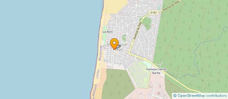 localisation de l'entreprise MONSIEUR AURELIEN OCTEAU à BISCARROSSE