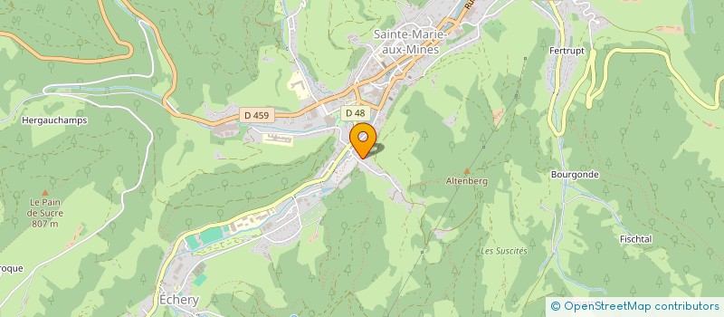 localisation de l'entreprise MONSIEUR AURELIEN OPRENDEK  SAINTE-MARIE-AUX-MINES