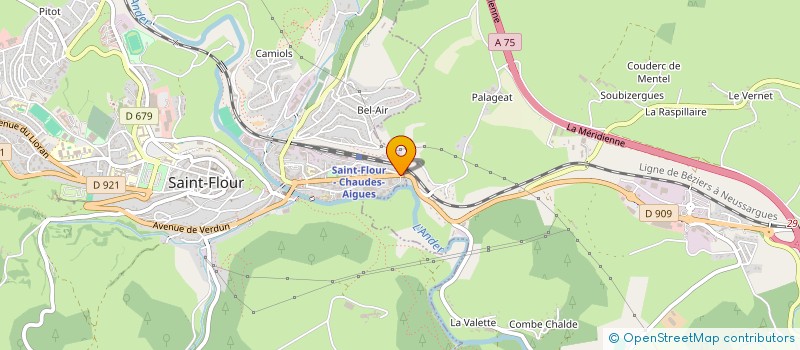 localisation de l'entreprise MONSIEUR AURELIEN ORLHAC à SAINT-FLOUR
