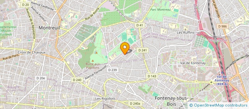 localisation de l'entreprise MONSIEUR AURELIEN OTTENWAELTER à MONTREUIL