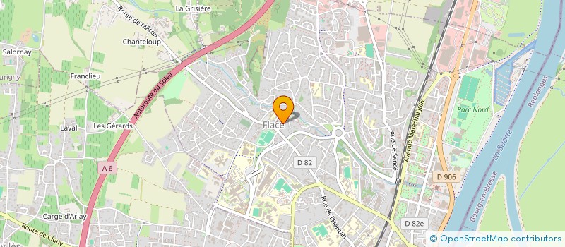 localisation de l'entreprise MONSIEUR AURELIEN PACQUELET  CHARNAY-LES-MACON