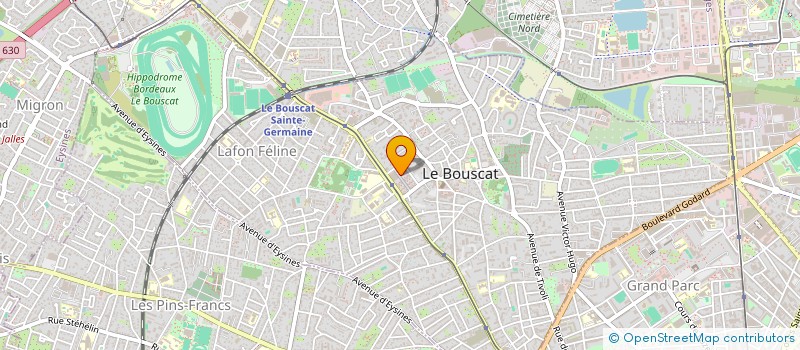 localisation de l'entreprise MONSIEUR AURELIEN PALY à LE BOUSCAT