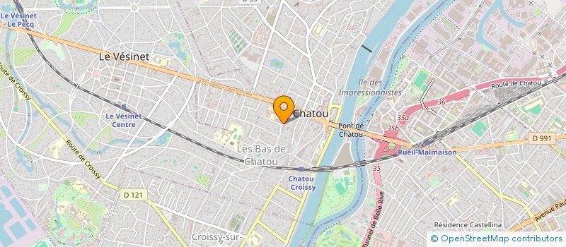 localisation de l'entreprise MONSIEUR AURELIEN PARENTON  CHATOU