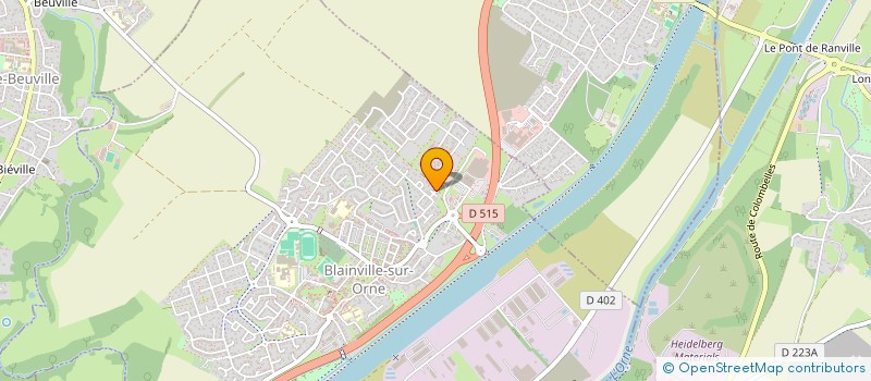 localisation de l'entreprise MONSIEUR AURELIEN PASSET  BLAINVILLE-SUR-ORNE