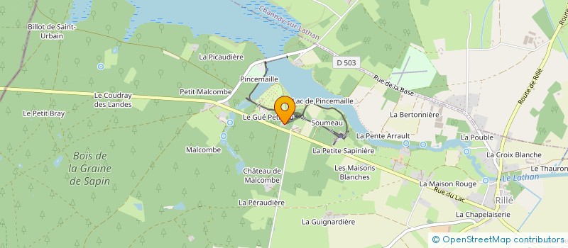 localisation de l'entreprise MONSIEUR AURELIEN PATRICE à SAVIGNE SUR LATHAN