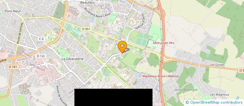 localisation de l'entreprise MONSIEUR AURELIEN PAUTROT  POITIERS