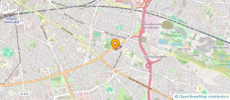 localisation de l'entreprise MONSIEUR AURELIEN PAVIE à ANGERS