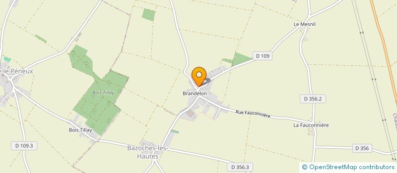 localisation de l'entreprise MONSIEUR AURELIEN PAYSAN  BAZOCHES-LES-HAUTES