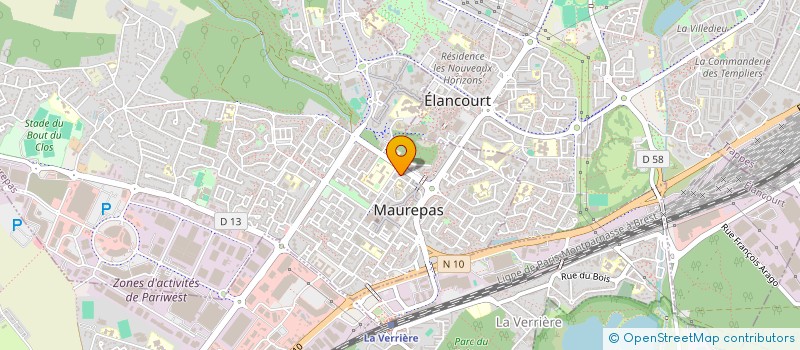 localisation de l'entreprise MONSIEUR AURELIEN PEIGNE  MAUREPAS