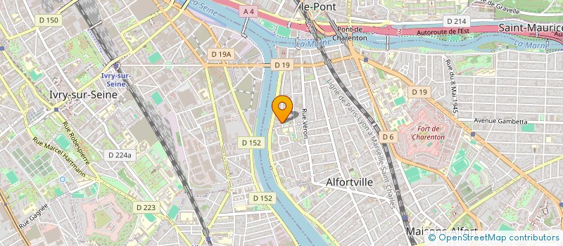 localisation de l'entreprise MONSIEUR AURELIEN PERIER à ALFORTVILLE