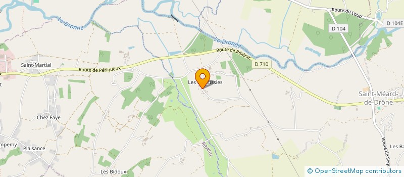 localisation de l'entreprise MONSIEUR AURELIEN PERNET DIT ROSSET  SAINT-MEARD-DE-DRONE