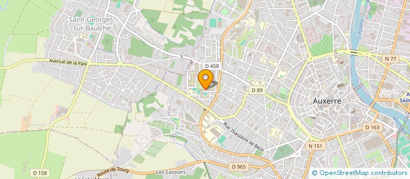 localisation de l'entreprise MONSIEUR AURELIEN PERRET à AUXERRE